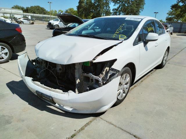 Photo 2 from auction – 2012 HONDA CIVIC LX with VIN 19XFB2F50CE317176