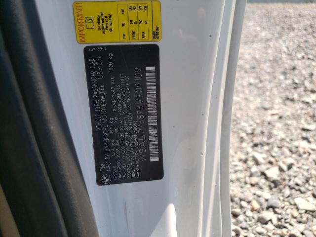 Photo 10 from auction – 2008 BMW 128 I with VIN WBAUP73578VF09109