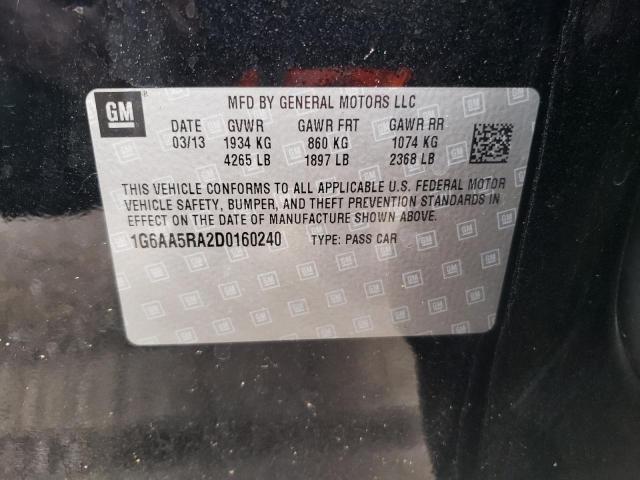 Zdjęcie 10 z aukcji – 2013 CADILLAC ATS z VIN 1G6AA5RA2D0160240