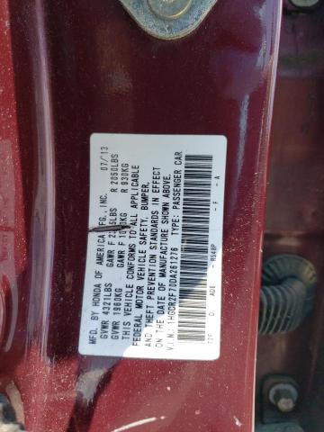Photo 10 from auction – 2013 HONDA ACCORD EX with VIN 1HGCR2F70DA261276