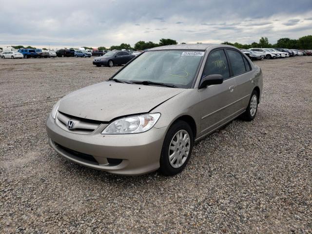 Photo 2 from auction – 2004 HONDA CIVIC LX with VIN 2HGES16564H641004