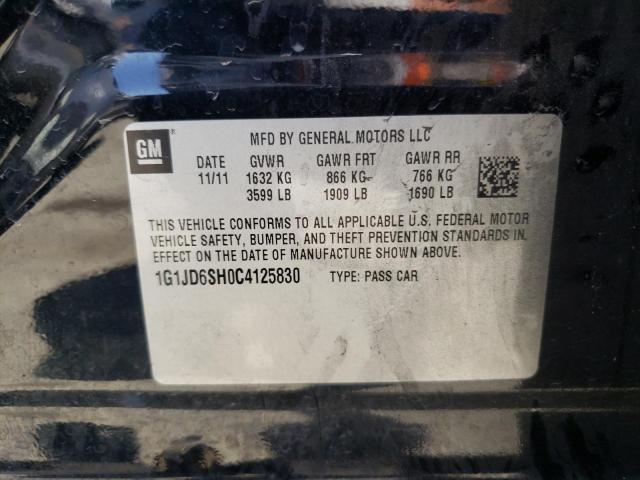 Photo 10 from auction – 2012 CHEVROLET SONIC LT with VIN 1G1JD6SH0C4125830