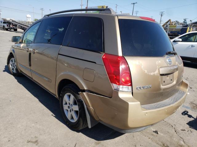 Photo 3 from auction – 2004 NISSAN QUEST S with VIN 5N1BV28U34N304098