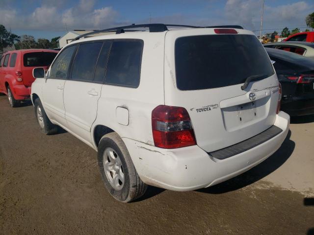 Photo 3 from auction – 2005 TOYOTA HIGHLANDER with VIN JTEGD21A350125891