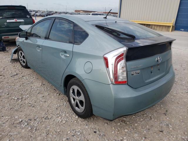 Photo 3 from auction – 2013 TOYOTA PRIUS with VIN JTDKN3DU7D5596290