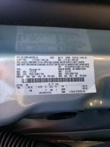 Photo 10 from auction – 2014 FORD C-MAX PREM with VIN 1FADP5CU5EL521168