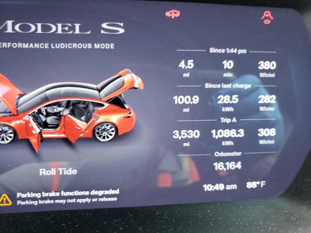 Photo 8 from auction – 2021 TESLA MODEL S with VIN 5YJSA1E48MF418773