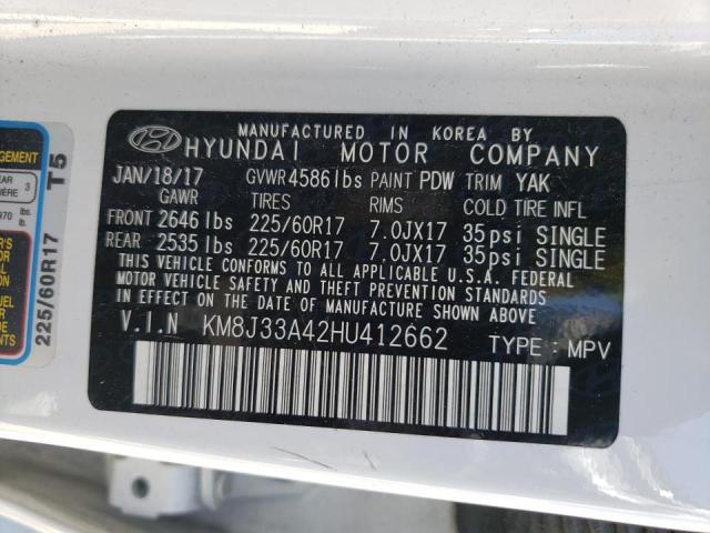 Photo 10 from auction – 2017 HYUNDAI TUCSON LIM with VIN KM8J33A42HU412662