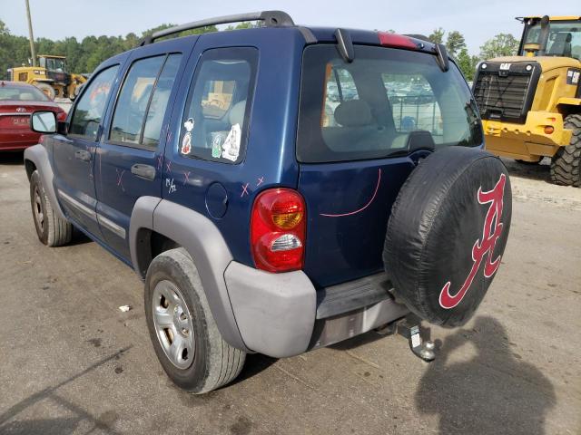 Photo 3 from auction – 2004 JEEP LIBERTY SP with VIN 1J4GL48K74W314180