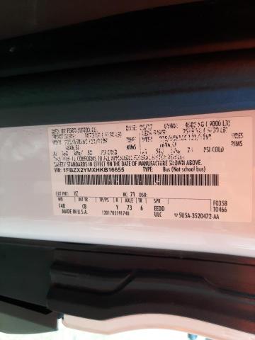 Photo 10 from auction – 2017 FORD TRANSIT T- with VIN 1FBZX2YMXHKB16655