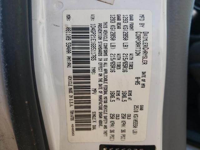 Photo 10 from auction – 2006 DODGE CARAVAN C/ with VIN 1D4GP21E16B511765
