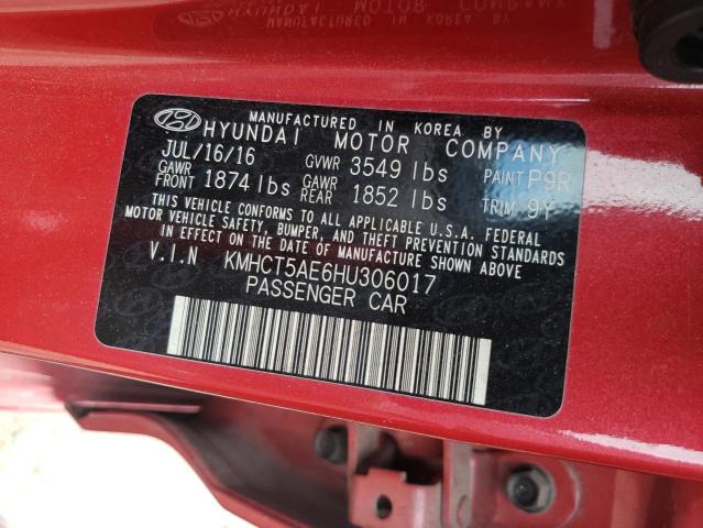 Photo 10 from auction – 2017 HYUNDAI ACCENT SE with VIN KMHCT5AE6HU306017