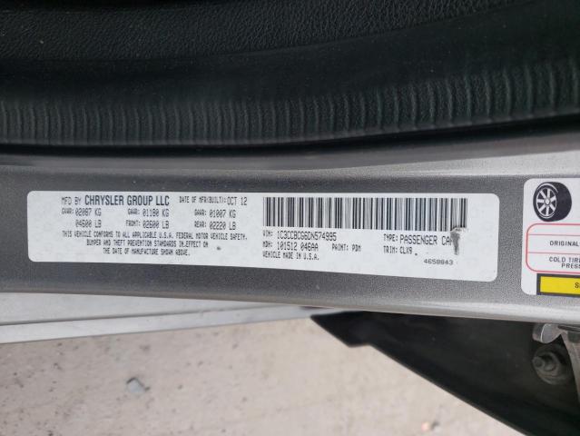 Photo 10 from auction – 2013 CHRYSLER 200 LIMITE with VIN 1C3CCBCG6DN574995