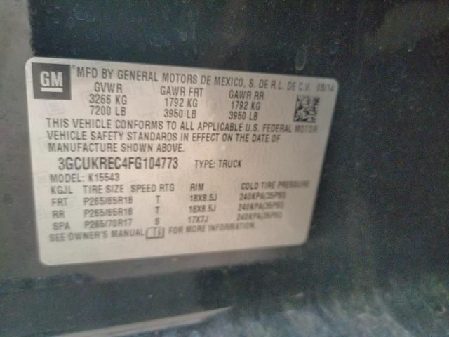 Zdjęcie 10 z aukcji – 2015 CHEVROLET SILVERADO z VIN 3GCUKREC4FG104773