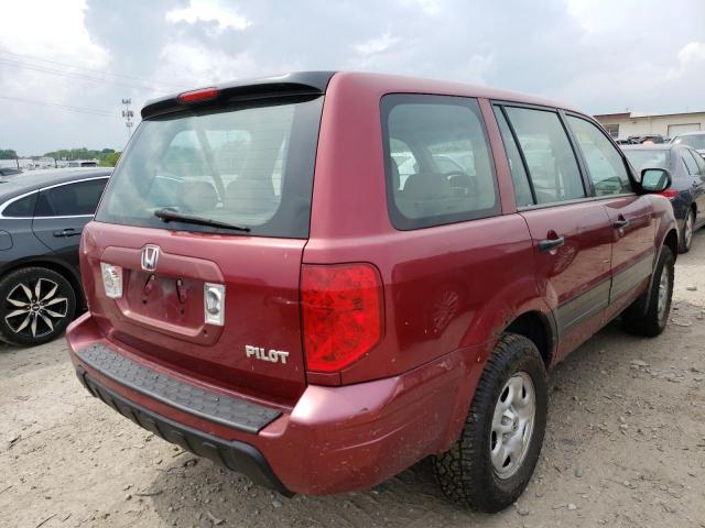 Photo 4 from auction – 2004 HONDA PILOT LX with VIN 2HKYF18154H592511