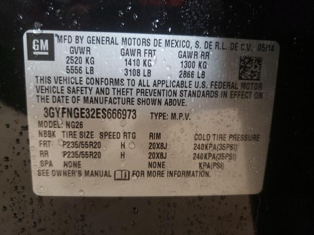 Photo 10 from auction – 2014 CADILLAC SRX PREMIU with VIN 3GYFNGE32ES666973