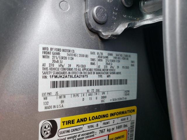 Photo 10 from auction – 2020 FORD EXPEDITION with VIN 1FMJK2AT8LEA21975