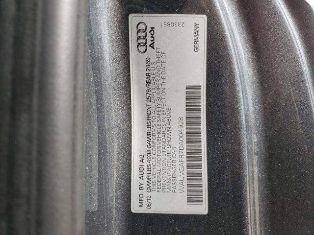 Photo 10 from auction – 2013 AUDI S5 PRESTIG with VIN WAUVGAFR7DA004928