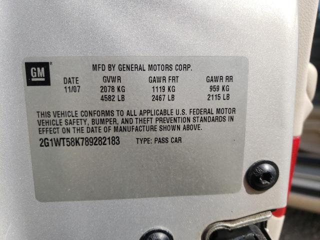 Photo 10 from auction – 2008 CHEVROLET IMPALA LT with VIN 2G1WT58K789282183