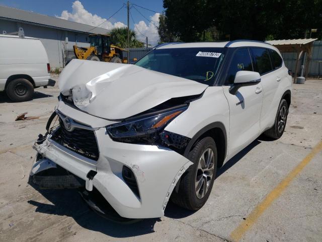 Photo 2 from auction – 2021 TOYOTA HIGHLANDER with VIN 5TDGARAH0MS007778