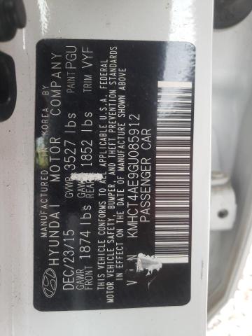 Zdjęcie 10 z aukcji – 2016 HYUNDAI ACCENT z VIN KMHCT4AE9GU085912