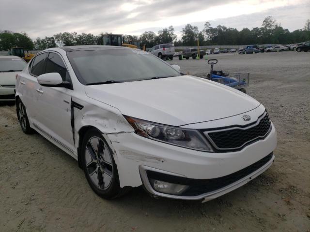 KIA OPTIMA HYB 2013 with VIN KNAGM4AD1D5058149 - Photo from auction