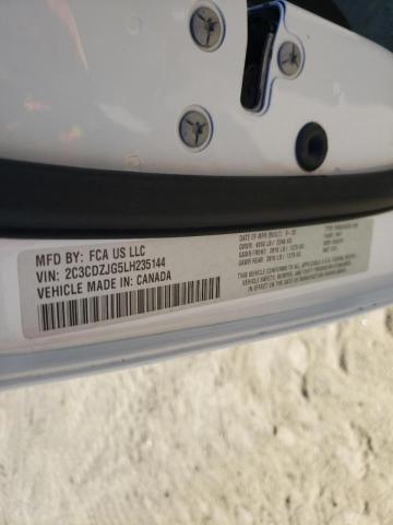 Photo 10 from auction – 2020 DODGE CHALLENGER with VIN 2C3CDZJG5LH235144