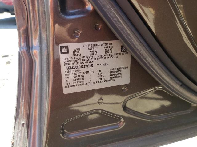 Photo 10 from auction – 2012 BUICK ENCLAVE with VIN 5GAKVCED1CJ136063
