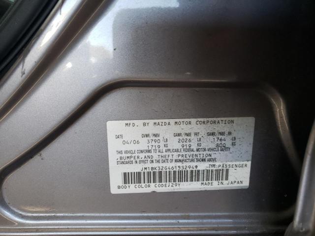 Photo 10 from auction – 2006 MAZDA 3 I with VIN JM1BK32G461532949