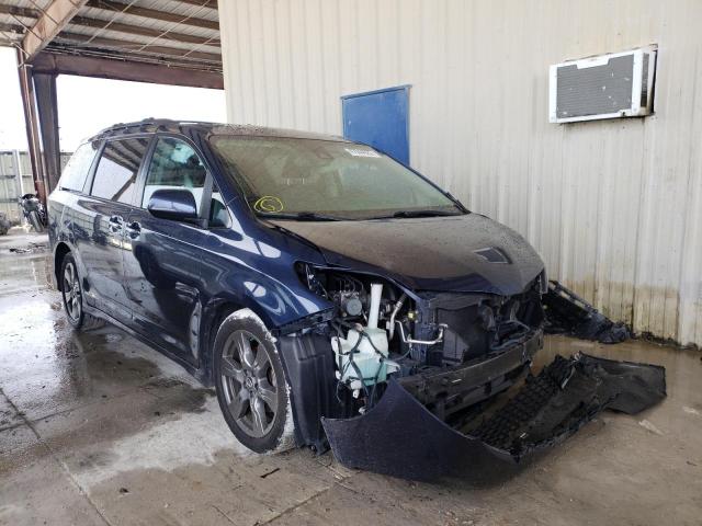 TOYOTA SIENNA SE 2018 with VIN 5TDXZ3DC6JS950548 - Photo from auction