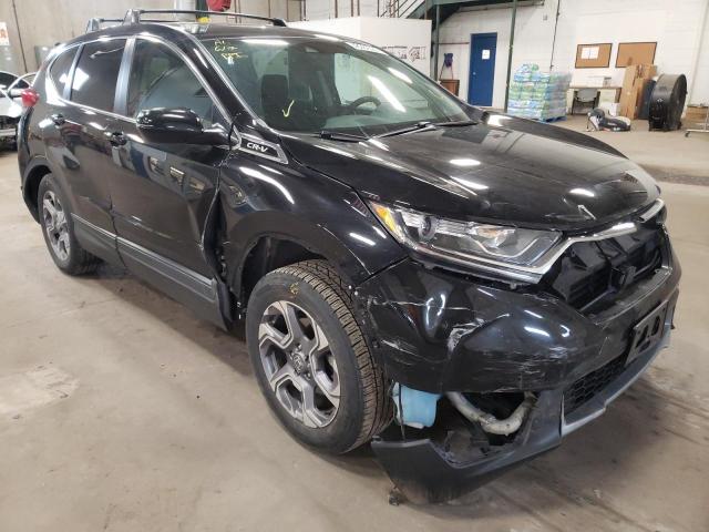 HONDA CR-V EX 2018 with VIN 7FARW2H50JE027255 - Photo from auction