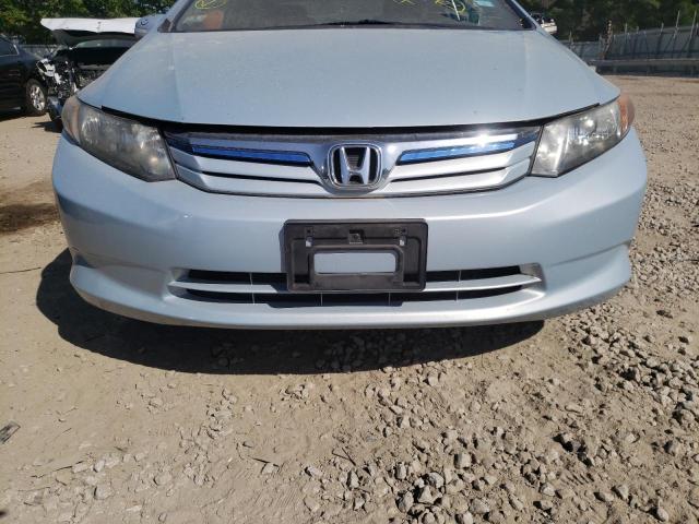 Photo 9 from auction – 2012 HONDA CIVIC HYBR with VIN JHMFB4F37CS008410