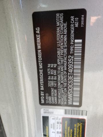 Photo 10 from auction – 2014 MINI COOPER COU with VIN WMWSX3C53ET409352