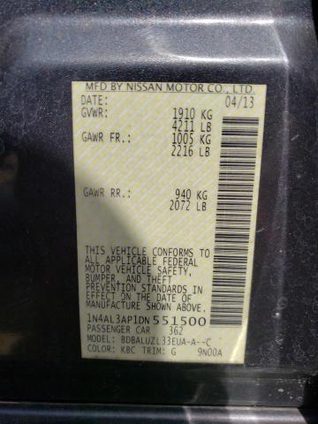 Photo 10 from auction – 2013 NISSAN ALTIMA 2.5 with VIN 1N4AL3AP1DN551500