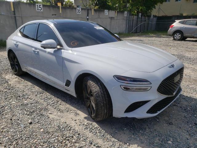 GENESIS G70 BASE 2022 with VIN KMTG54TE5NU083912 - Photo from auction