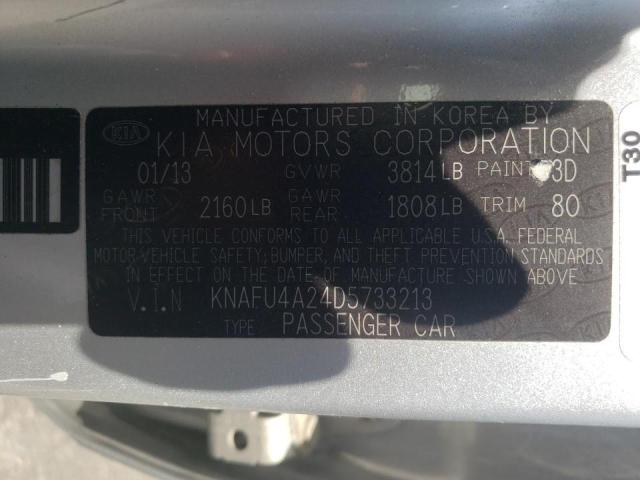 Photo 10 from auction – 2013 KIA FORTE EX with VIN KNAFU4A24D5733213