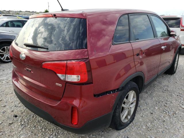 Photo 9 from auction – 2014 KIA SORENTO LX with VIN 5XYKT3A67EG460729