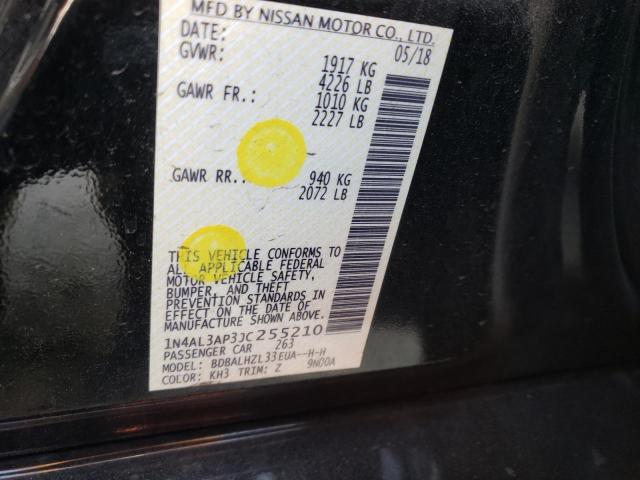Photo 10 from auction – 2018 NISSAN ALTIMA 2.5 with VIN 1N4AL3AP3JC255210