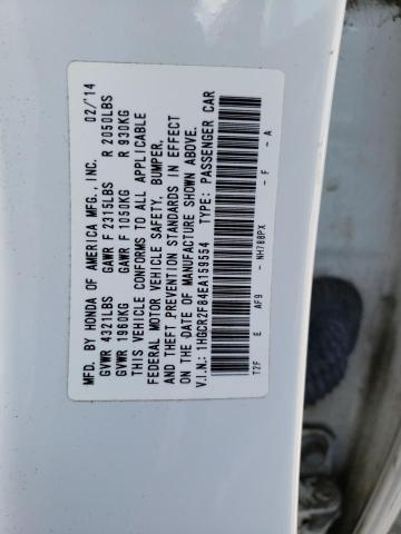 Photo 10 from auction – 2014 HONDA ACCORD EXL with VIN 1HGCR2F84EA159554