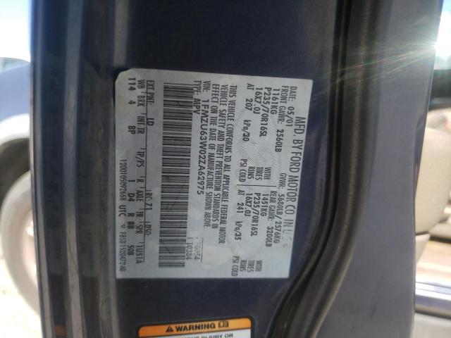 Photo 10 from auction – 2002 FORD EXPLORER X with VIN 1FMZU63W02ZA62975
