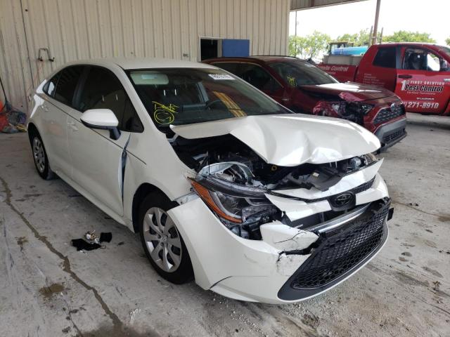 TOYOTA COROLLA LE 2021 with VIN JTDEPMAE4MJ171336 - Photo from auction
