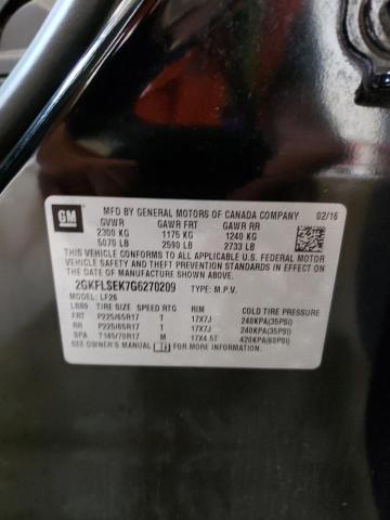 Photo 10 from auction – 2016 GMC TERRAIN SL with VIN 2GKFLSEK7G6270209