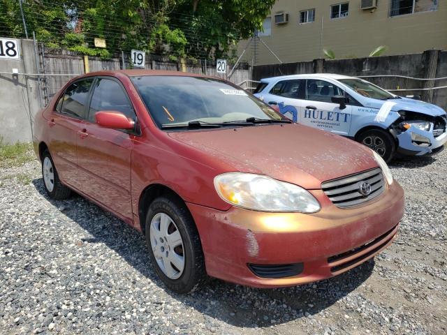 TOYOTA COROLLA CE 2004 with VIN 1NXBR32E54Z257741 - Photo from auction