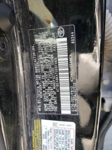 Photo 10 from auction – 2007 TOYOTA CAMRY CE with VIN 4T1BE46K47U697469