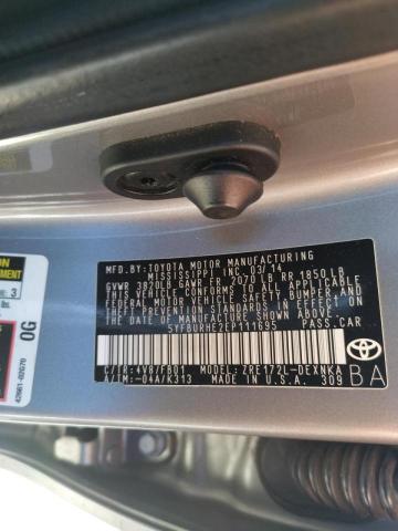 Photo 10 from auction – 2014 TOYOTA COROLLA L with VIN 5YFBURHE2EP111695