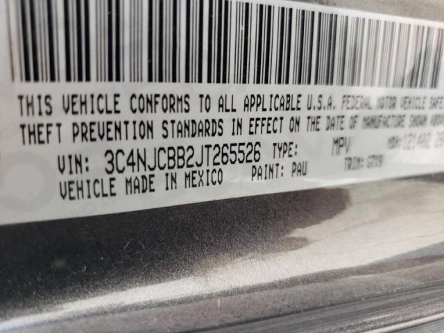 Photo 10 from auction – 2018 JEEP COMPASS LA with VIN 3C4NJCBB2JT265526
