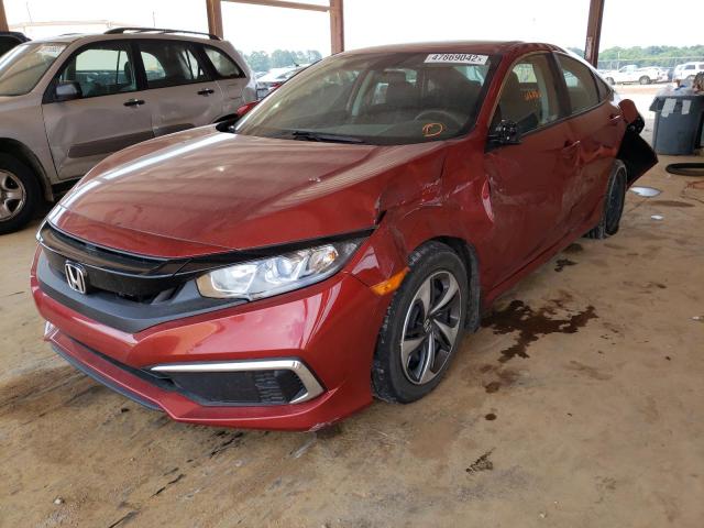 Photo 2 from auction – 2019 HONDA CIVIC LX with VIN 19XFC2F63KE015434