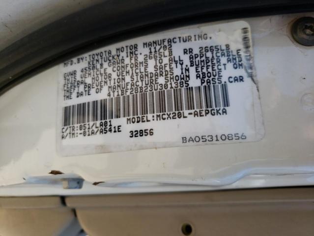 Photo 10 from auction – 2003 TOYOTA AVALON XL with VIN 4T1BF28B23U301385