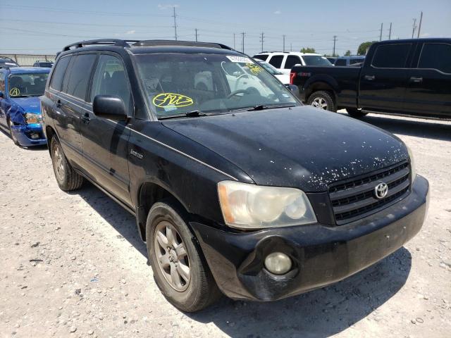 TOYOTA HIGHLANDER 2002 with VIN JTEGF21A420034053 - Photo from auction