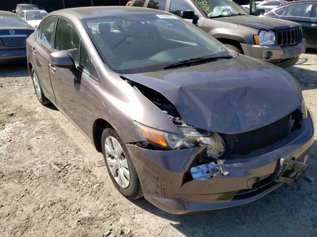HONDA CIVIC LX 2012 with VIN 19XFB2F52CE083476 - Photo from auction